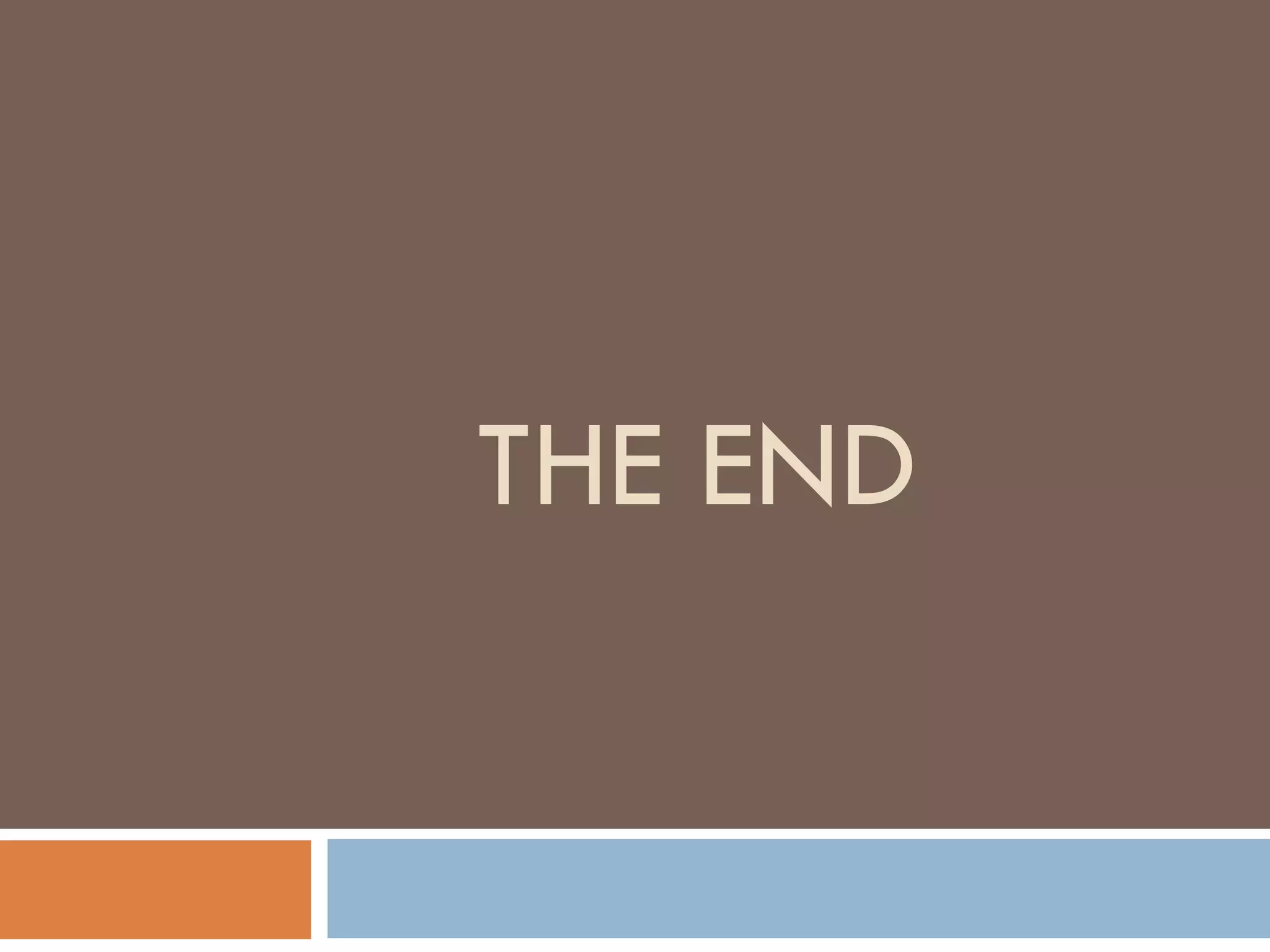 THE END