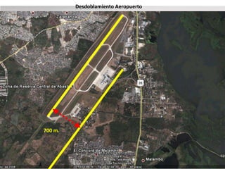 Desdoblamiento Aeropuerto 
700 m. 
Eduardo Verano De La Rosa 
 