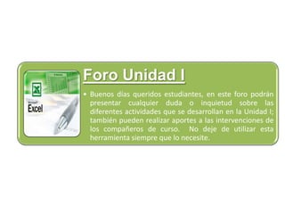 Foro unidad i