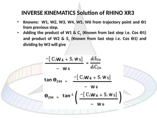 Comprehensive Guide to Inverse Kinematics in Robotics with RHINO XR3 ...