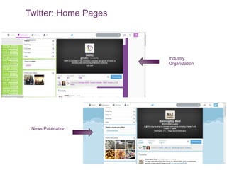 Twitter: Home Pages
Industry
Organization
News Publication
 