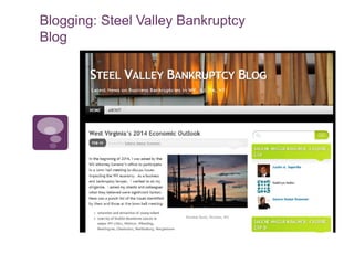 Blogging: Steel Valley Bankruptcy
Blog
 