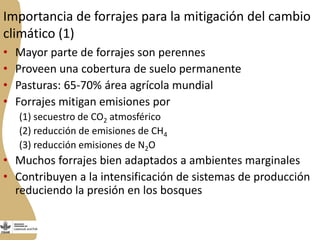 Forrajes en Livestock and Fish
