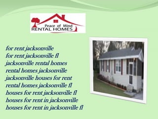 Jackson Rental Properties For rent jacksonvill | PPTX