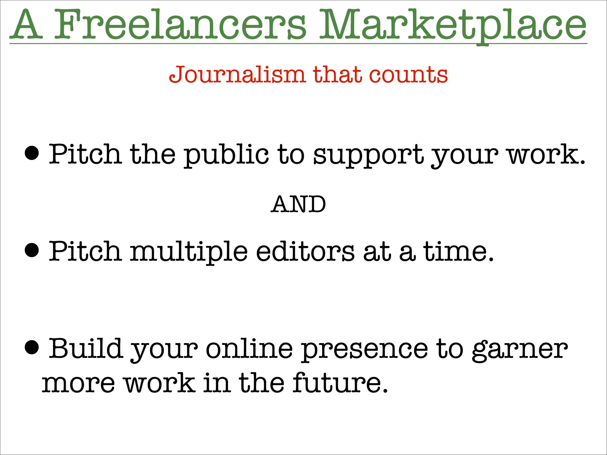 Spot.Us - for reporters