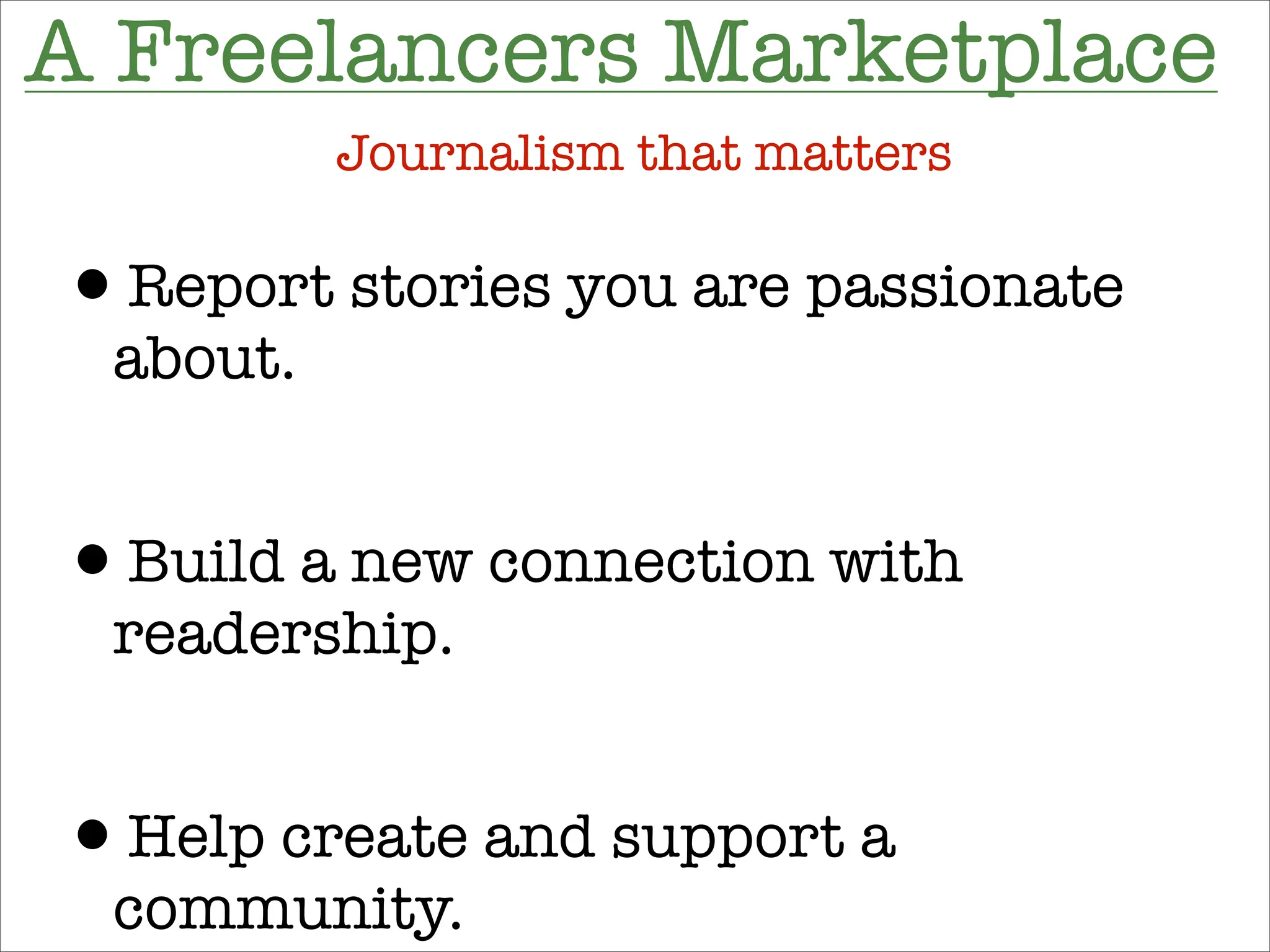 Spot.Us - for reporters