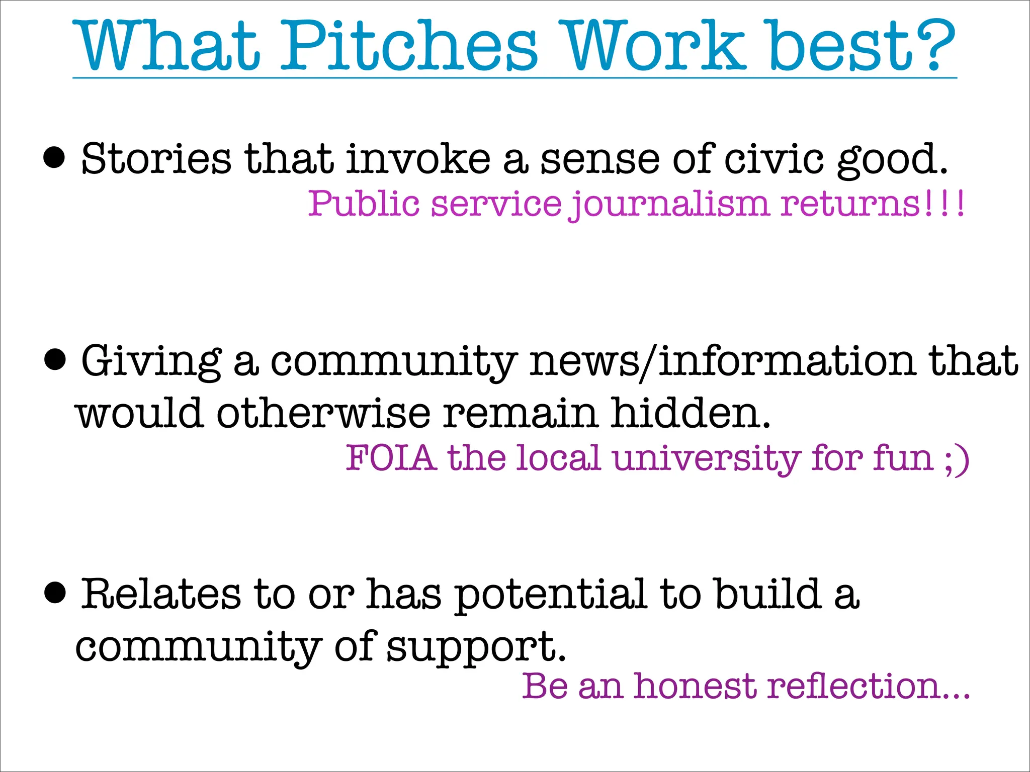 Spot.Us - for reporters