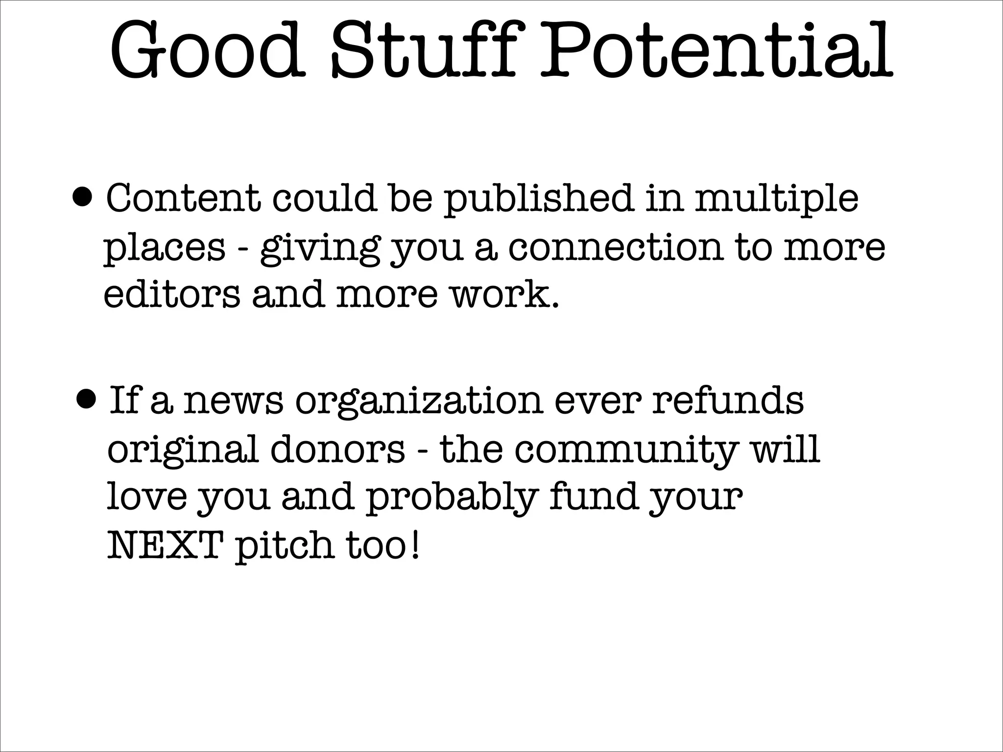 Spot.Us - for reporters