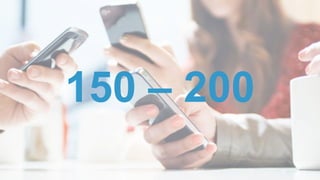 © 2016 Forrester Research, Inc. Reproduction Prohibited 12
150 – 200
 