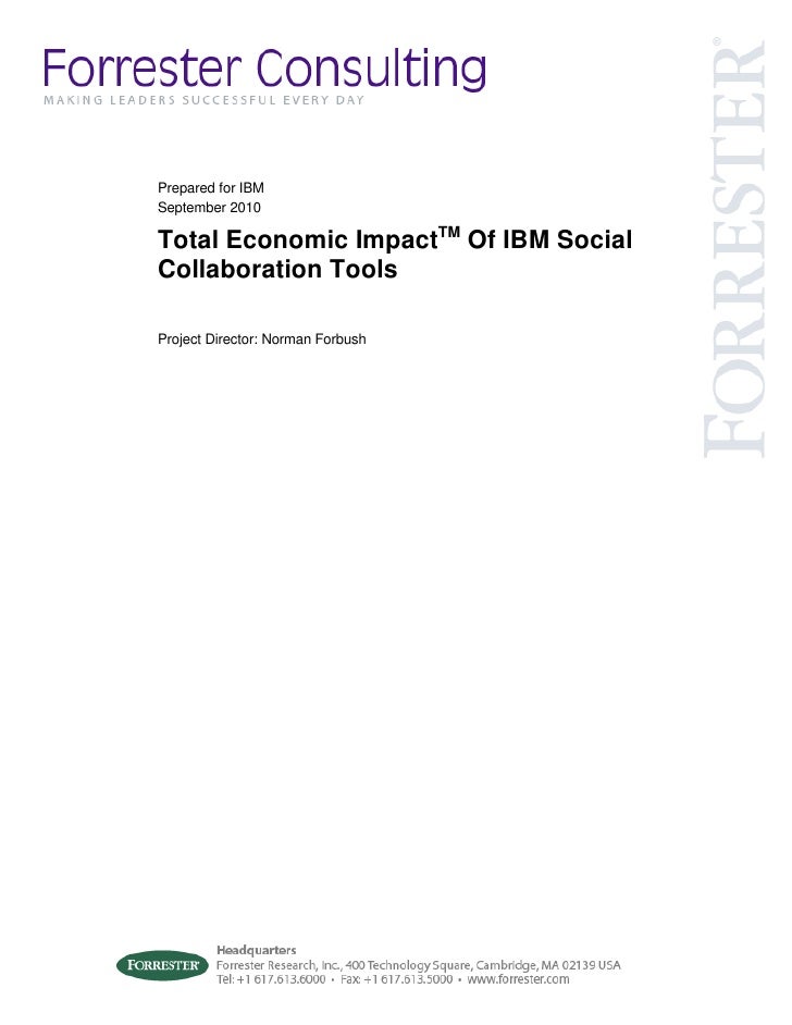 Forrester Consulting Midiendo El ROI Del Social Business
