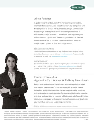 Forrester Wave - Big data streaming analytics platforms | PDF