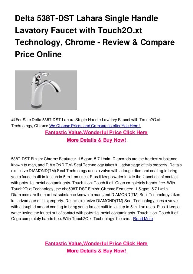 For Sale Delta 538 T Dst Lahara Single Handle Lavatory Faucet With To
