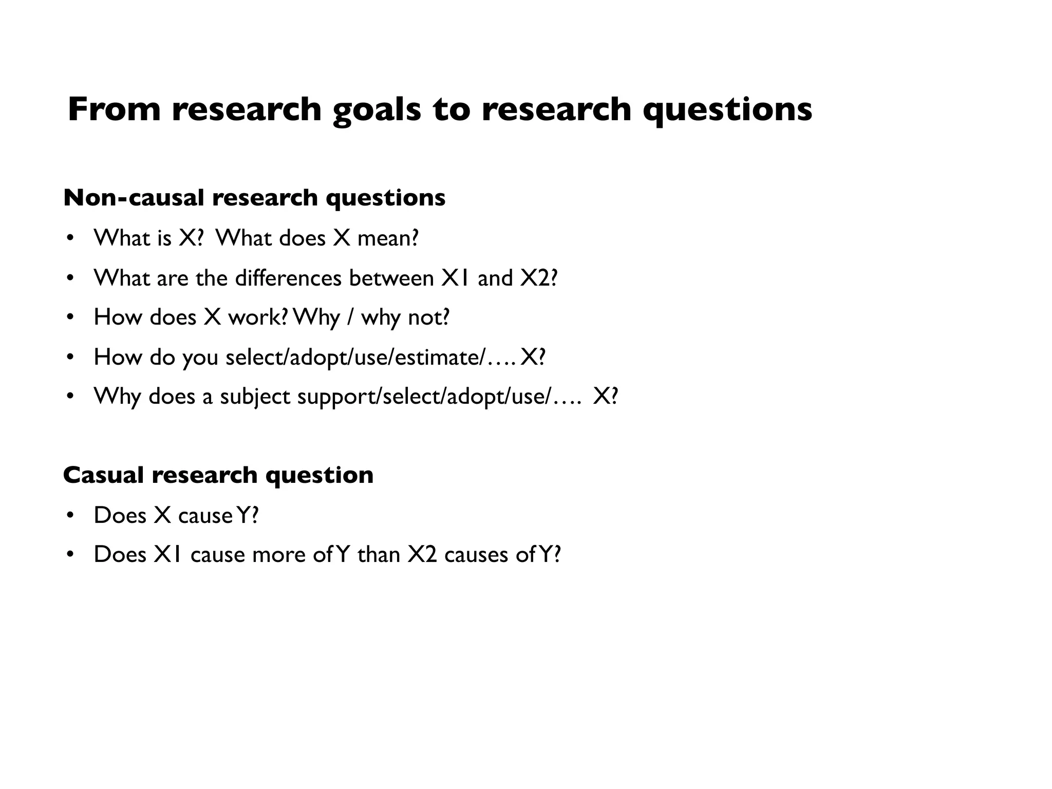 What is the relation to the  
existing body of knowledge?
Purpose of methodology
Explanatory Exploratory Descriptive Improving
Scope • Seeking an
explanation
of a situation
or a problem
• Mostly but
not  
necessarily in
the form of a
causal
relationship  
• Finding out
what is
happening,
seeking new
insights and
generating
ideas and
hypotheses for
new research
• Portraying a
situation or
phenomenon.
• Trying to
improve a
certain aspect of
the studied
phenomenon
 
