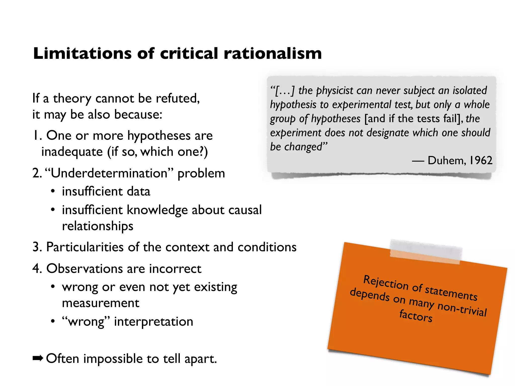 Act 4
Era of (pragmatic) Constructivism
 