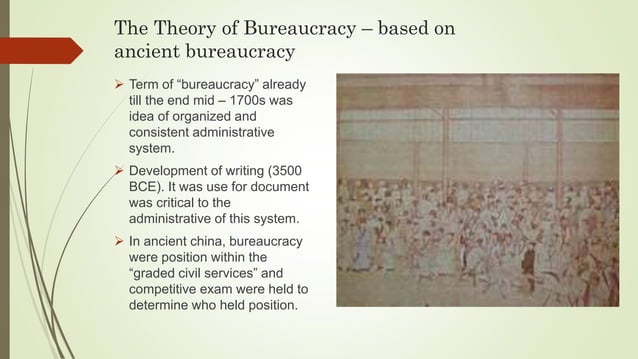 The history about Theory of Bureaucracy by Max Webber | PPTX | Business ...