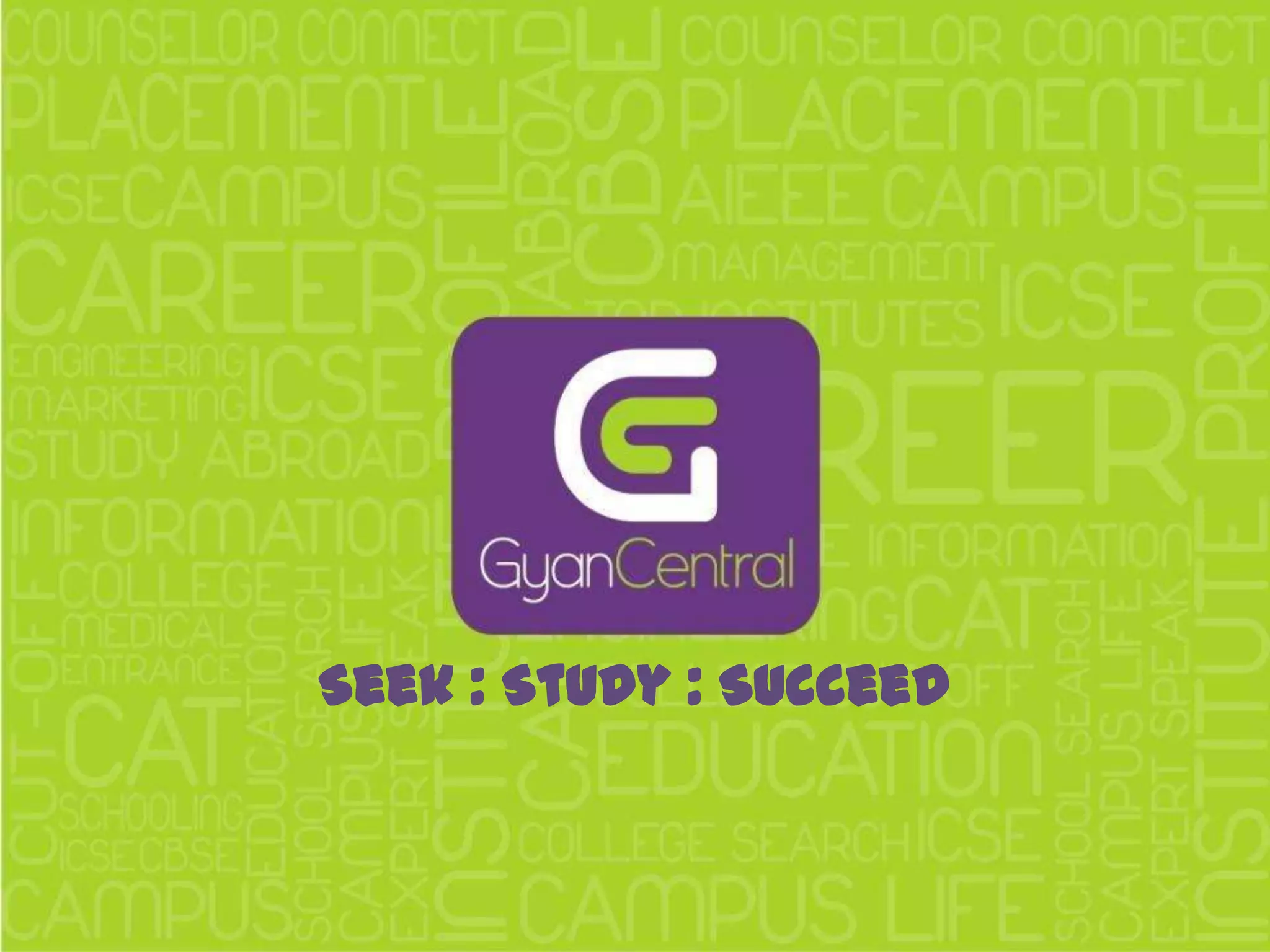 Seek : Study : Succeed