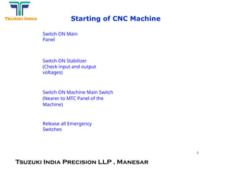 Basic Cnc machine programming guide pptx | PPTX