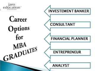 MADE YOUR CAREER PATHWAY THROUGH VARIOUS MBA SPECIALISATION | PPTX