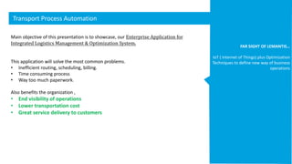 Dynamic Route Optmization | PPT