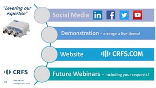 CRFS RFeye Philosophy | PPT
