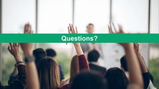 Questions?
 
