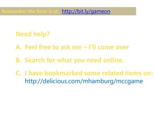 Game On: An Interactive Session On Social Media