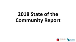 2018 State of the
Community Report
 