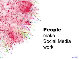 People
make
Social Media
work
SpeedOfLife
 