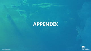 © 2021 for Startups, Inc.
APPENDIX
 