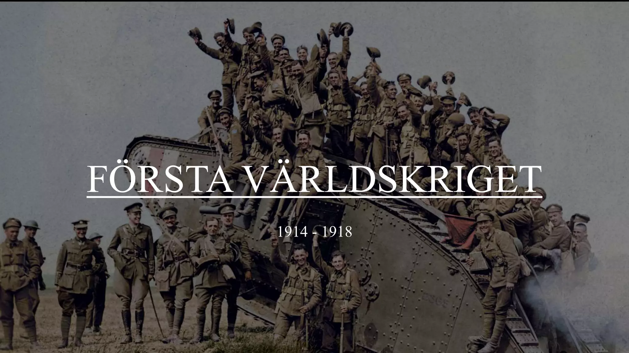 Första världskriget 1914 | PPTX
