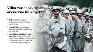 Första världskriget 1914 | PPTX
