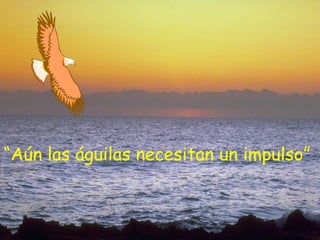 “Aún las águilas necesitan un impulso”
 