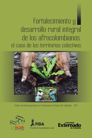 Fortalecimiento y desarrollo rural integral
de los afrocolombianos:
el caso de los territorios colectivos
 