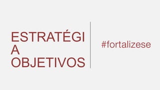 ESTRATÉGI
A
OBJETIVOS
 