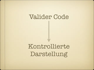 Valider Code



Kontrollierte
Darstellung
 