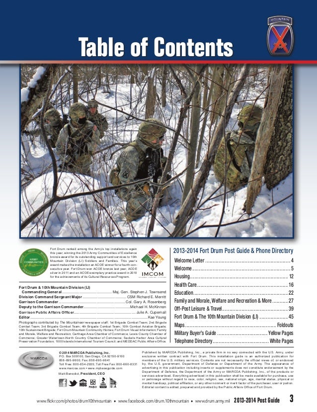 Fort Drum Post Guide 2014