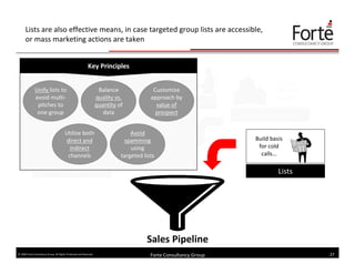 Effective Sales Lead Generation (Forte Consultancy Group)