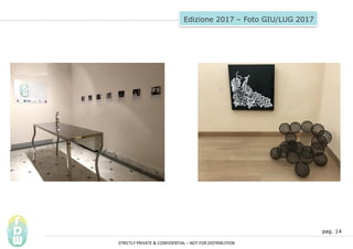 pag. 14
Edizione 2017 C Foto GIU/LUG 2017
STRICTLY PRIVATE & CONFIDENTIAL C NOT FOR DISTRIBUTION
 