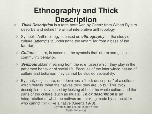 Forte geertz symbols rituals and faith based behavior nov