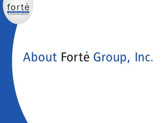Forte master presentation