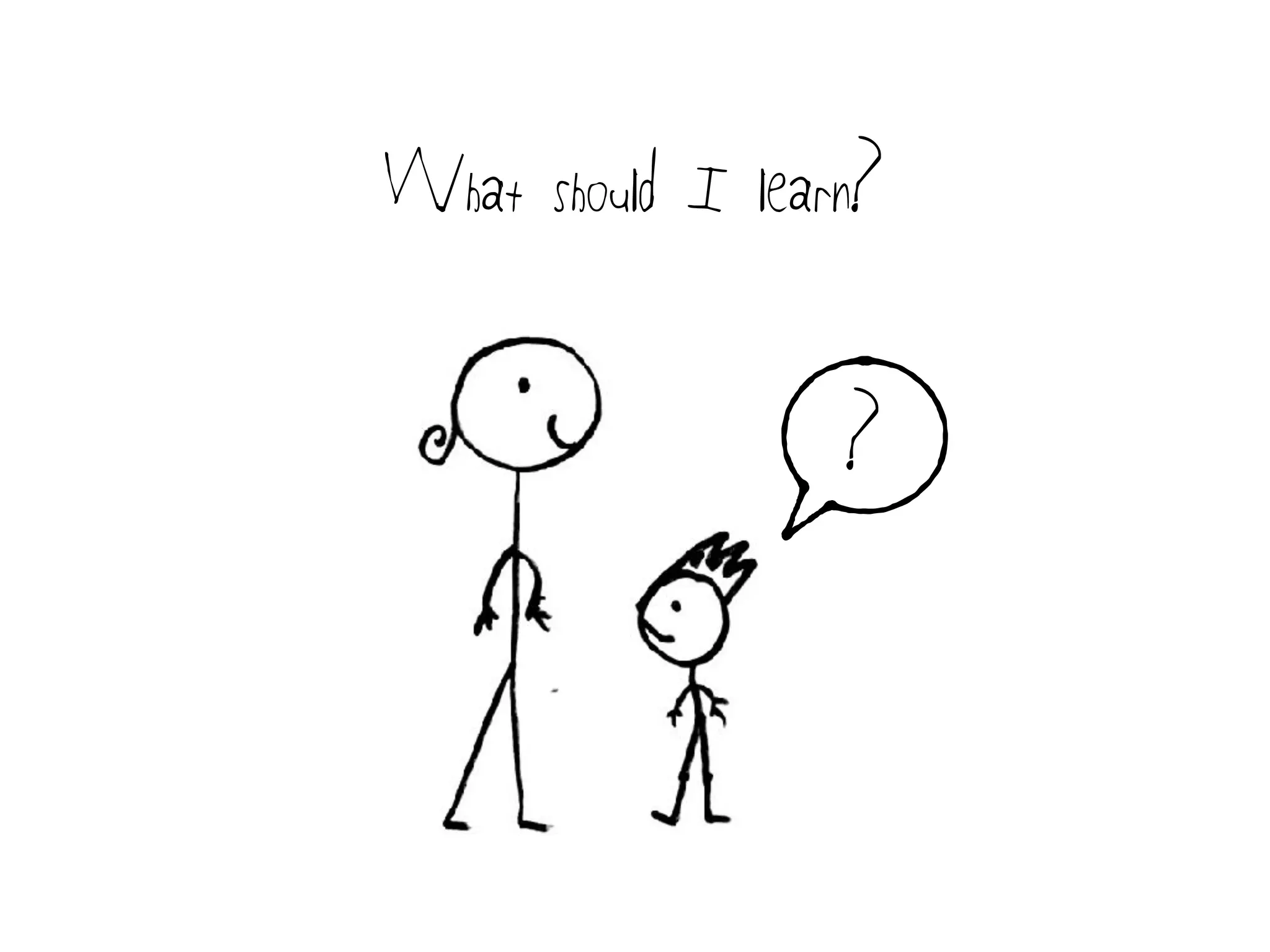 ?
What should I learn?
 