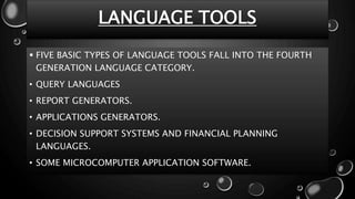 Forth generation programming languages | PPT
