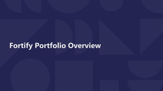 Fortify Portfolio Overview
 