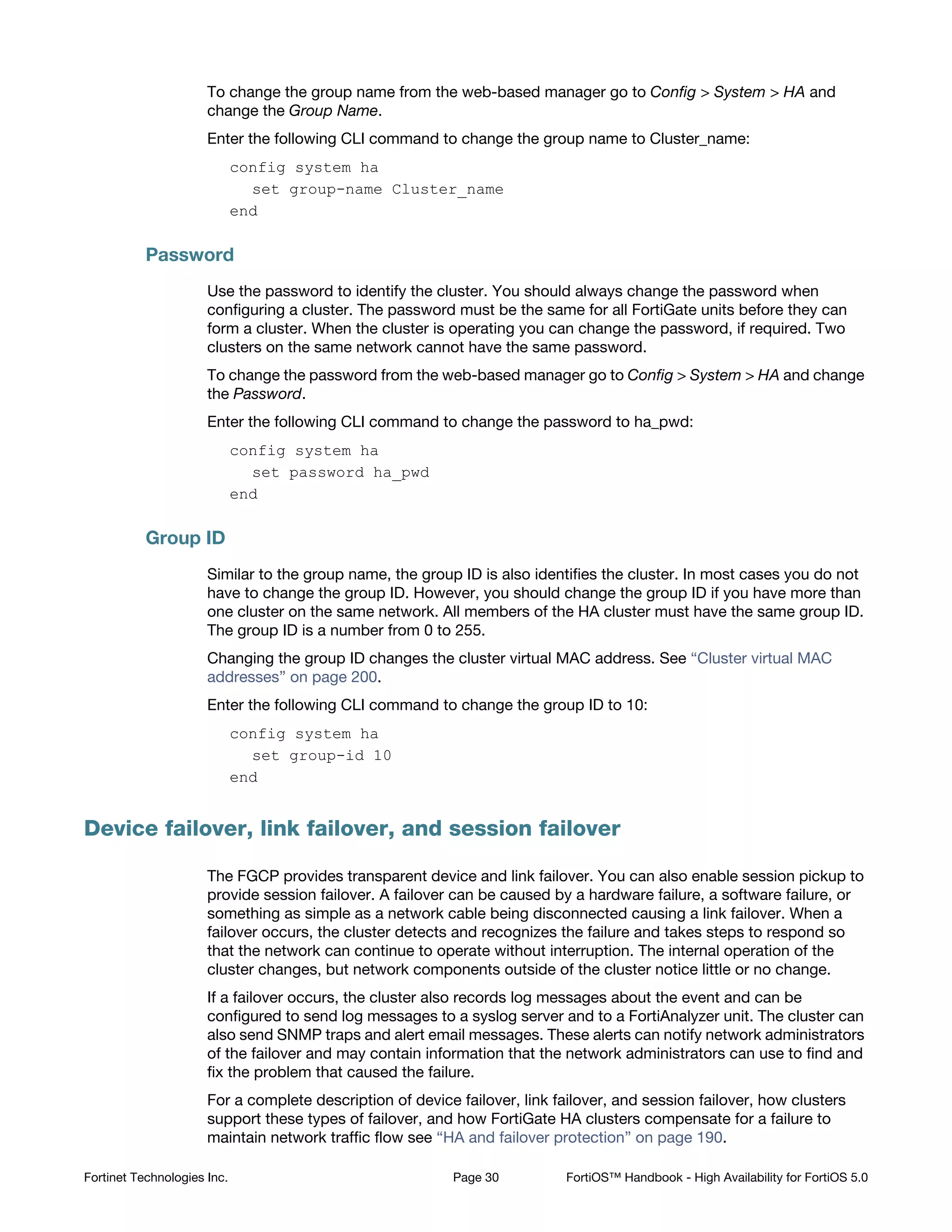 Fortigate ha-50 | PDF