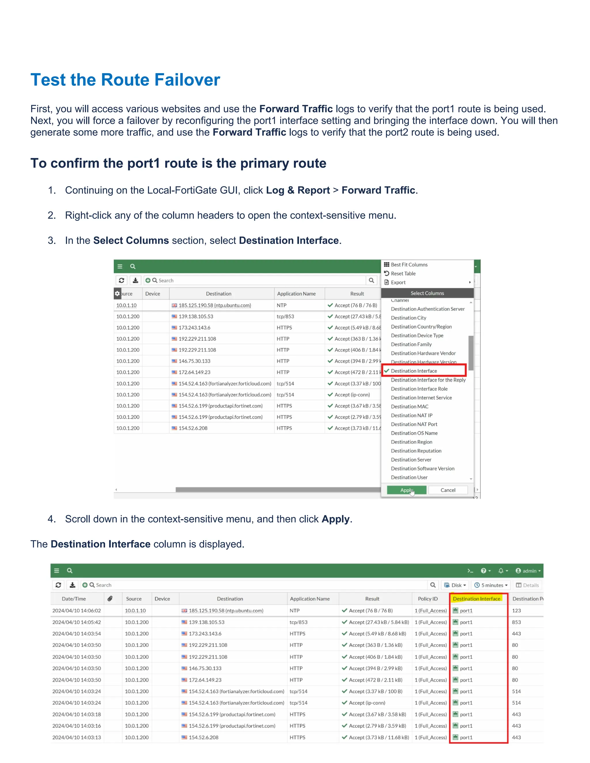 Fortigatefirewall routing specficatoinmmm | PDF