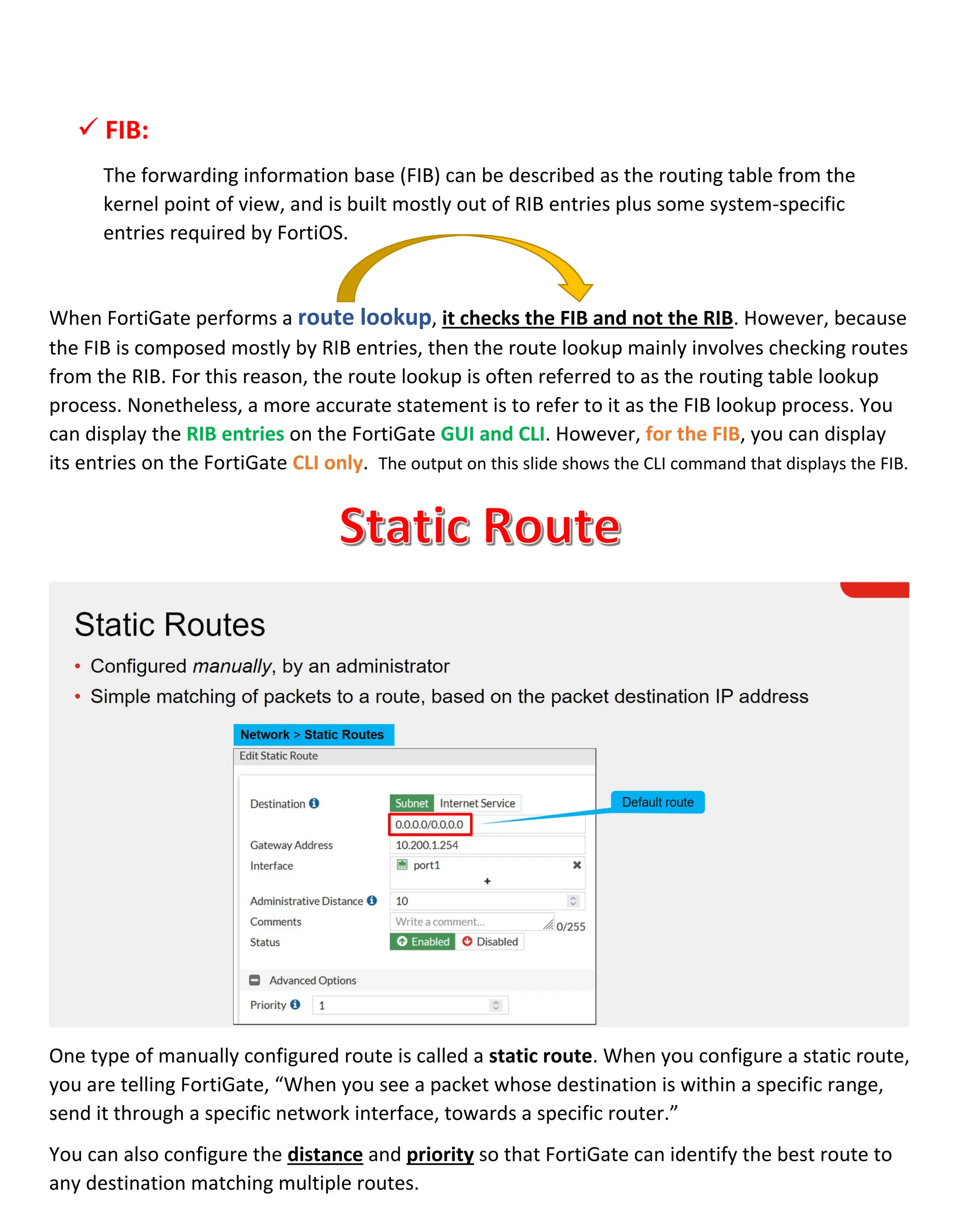 Fortigatefirewall routing specficatoinmmm | PDF