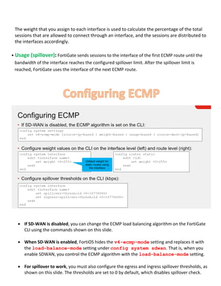 Fortigatefirewall routing specficatoinmmm | PDF