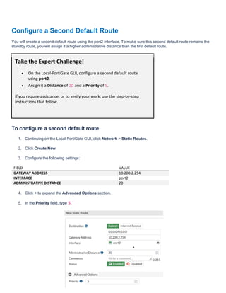 Fortigate Priority Fortigatefirewall routing specficatoinmmm | PDF