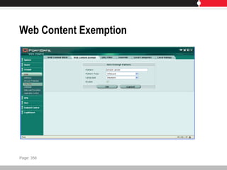 Web Content Exemption
Page: 356
 