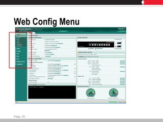 Web Config Menu
Page: 28
 